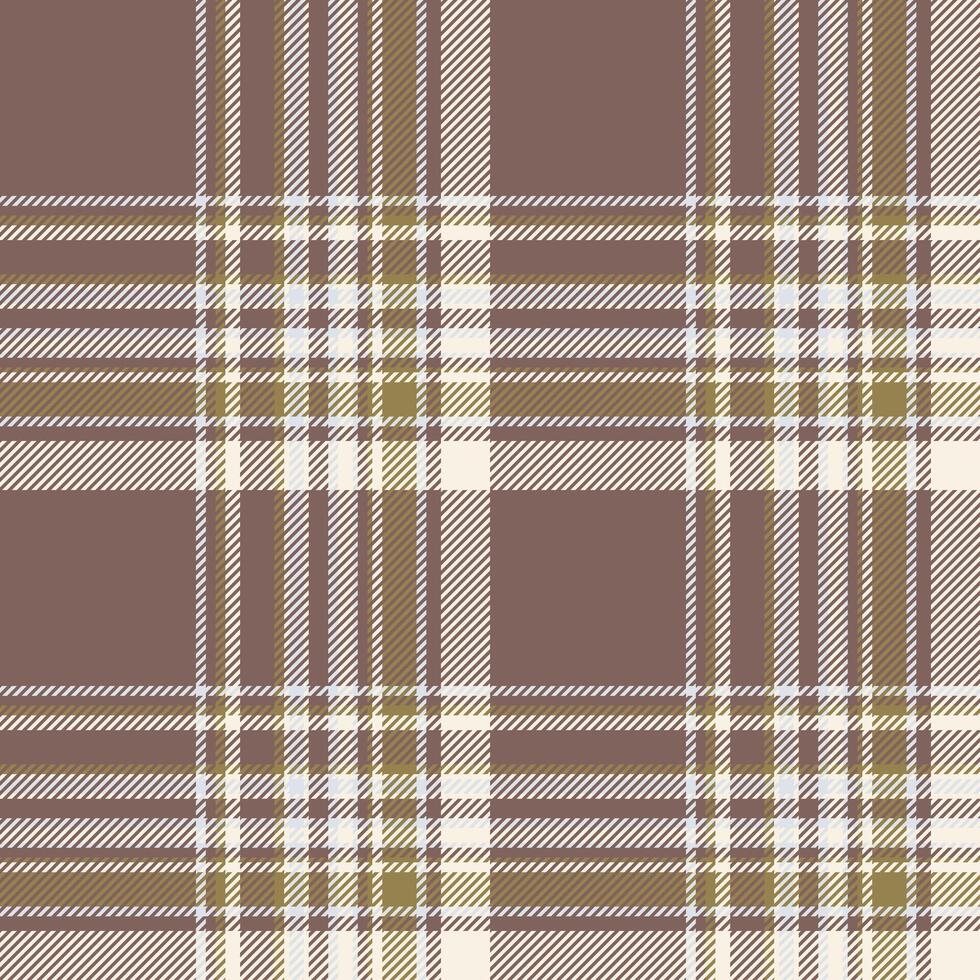 Plaid seamless pattern. Check fabric texture. Vector textile print.