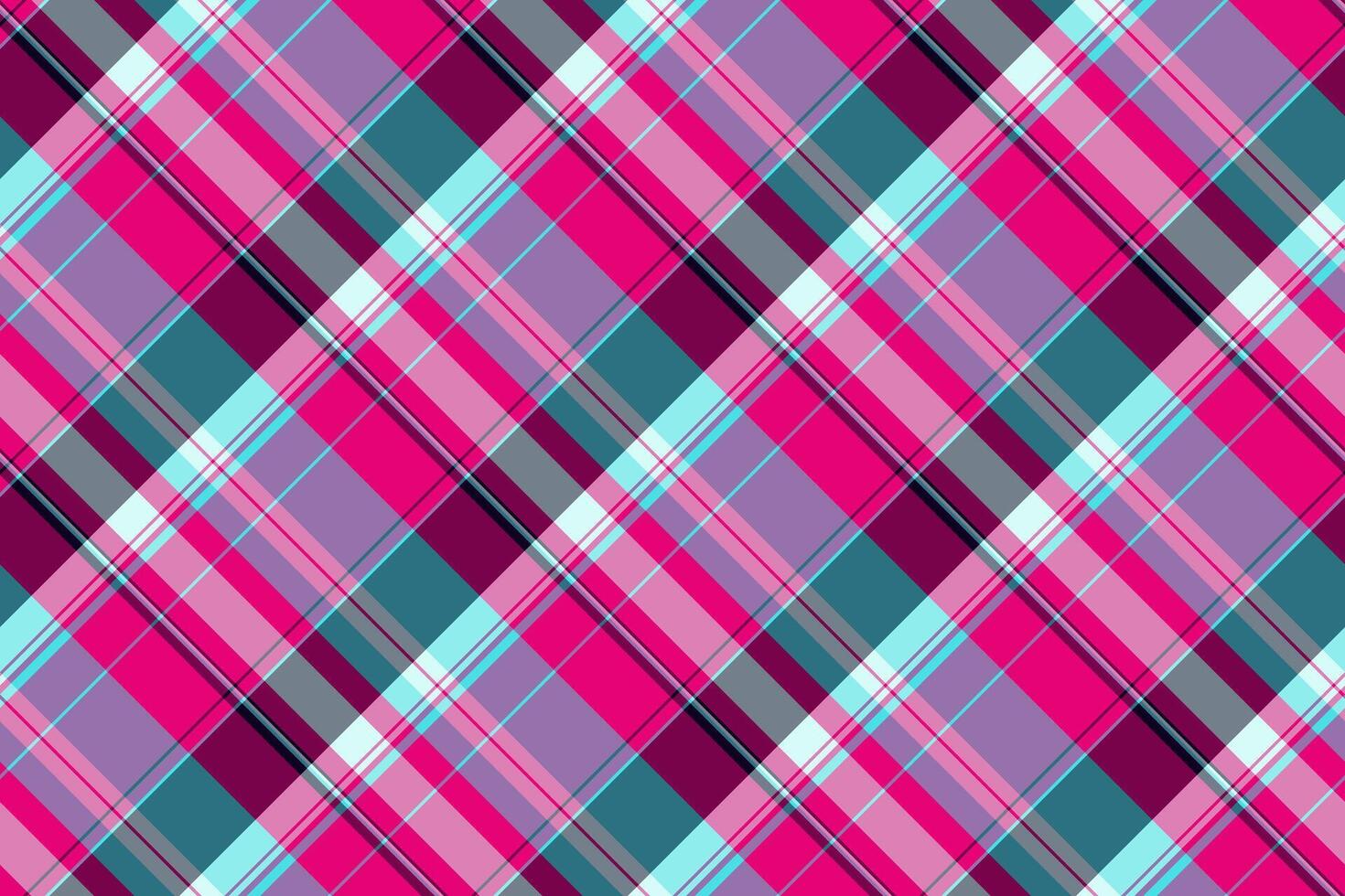 Dogtooth background texture seamless, neutral plaid tartan textile. Lilac vector pattern fabric check in pink and violet colors.