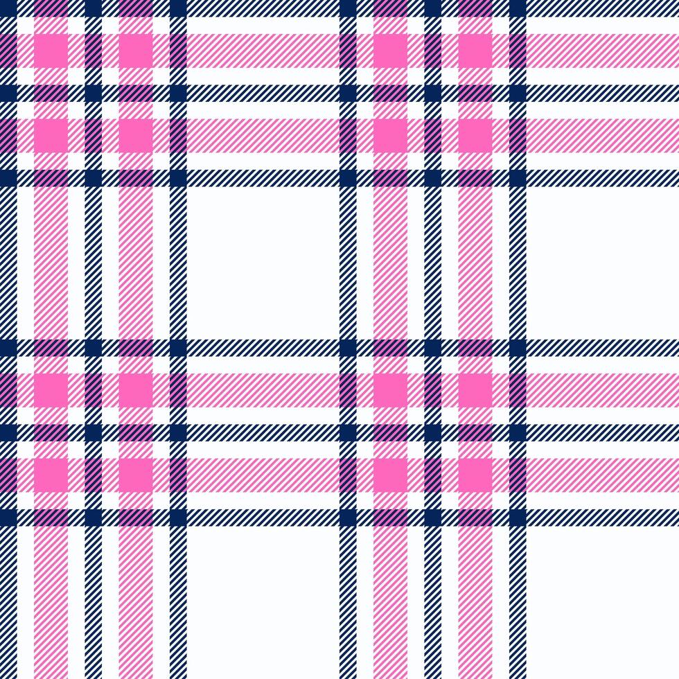 Plaid seamless pattern. Check fabric texture. Vector textile print.