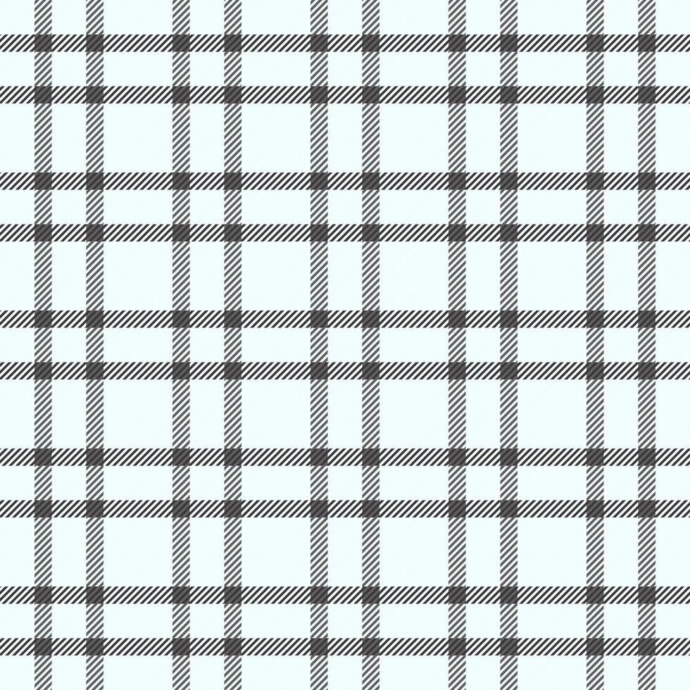 Fold seamless tartan check, site plaid texture fabric. Realistic textile vector background pattern in mint cream and grey colors.