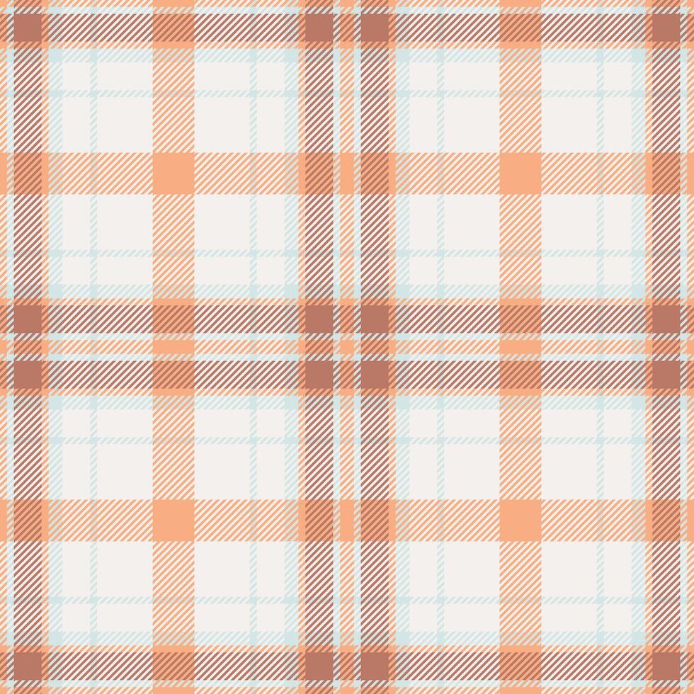 Plaid seamless pattern. Check fabric texture. Vector textile print.