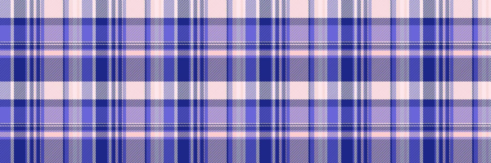 Intense fabric check vector, worn background textile tartan. Spanish texture plaid pattern seamless in light and blue colors. vector