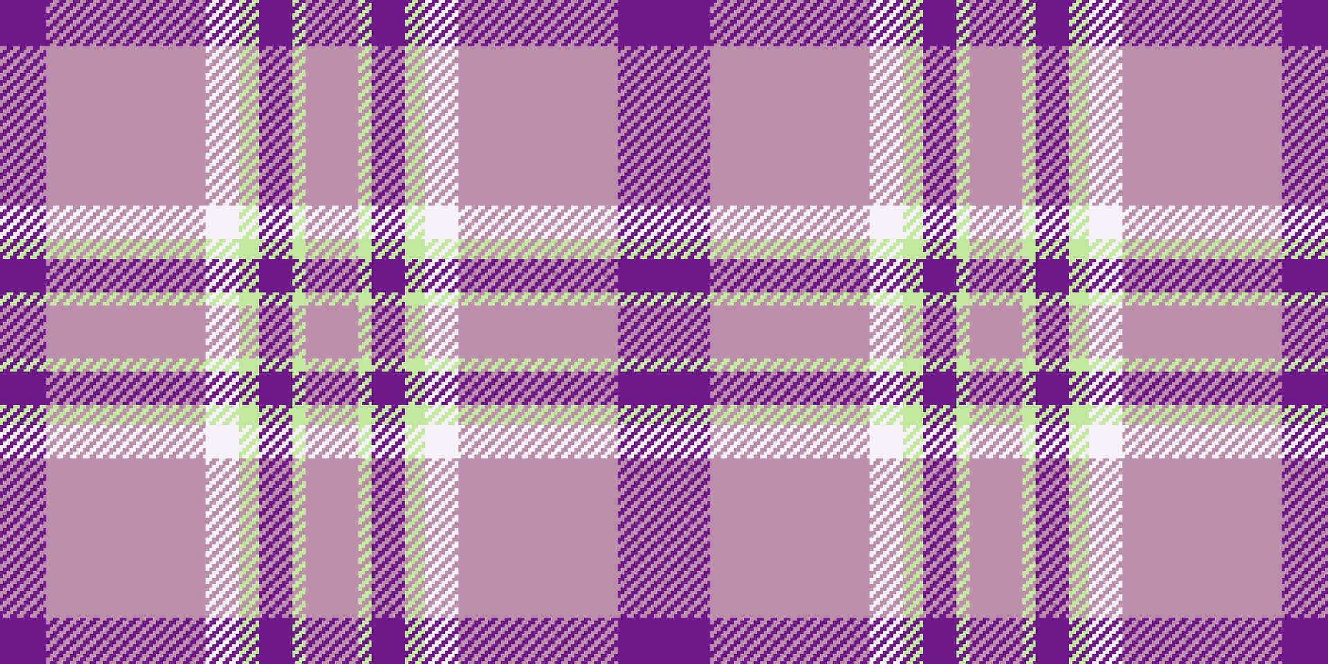 Wallpaper background tartan vector, multicolor check textile fabric. Screen pattern seamless plaid texture in pastel and purple colors. vector