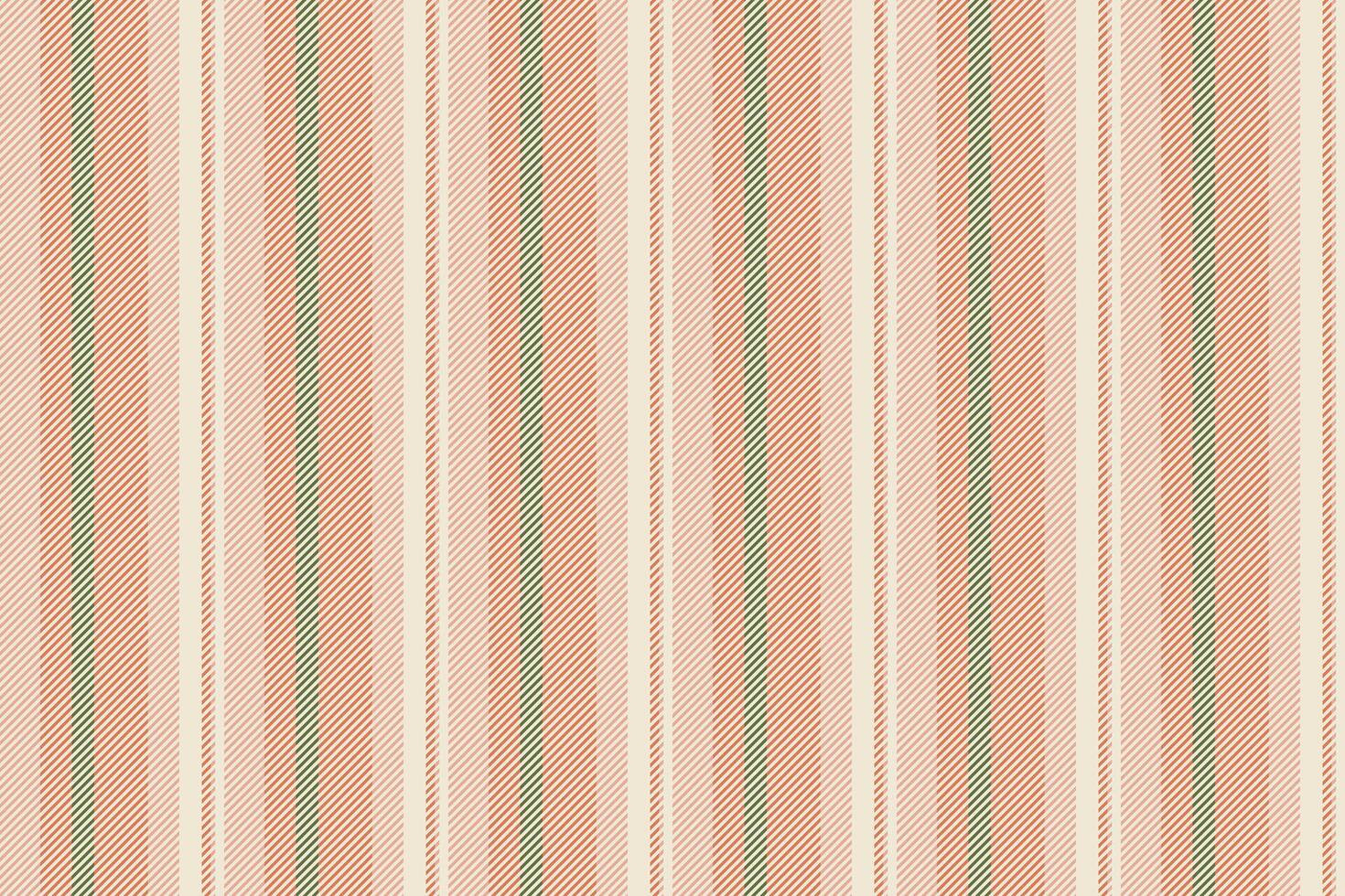 Repeat seamless texture pattern, royalty textile background lines. 20s vertical vector stripe fabric in light and red color.