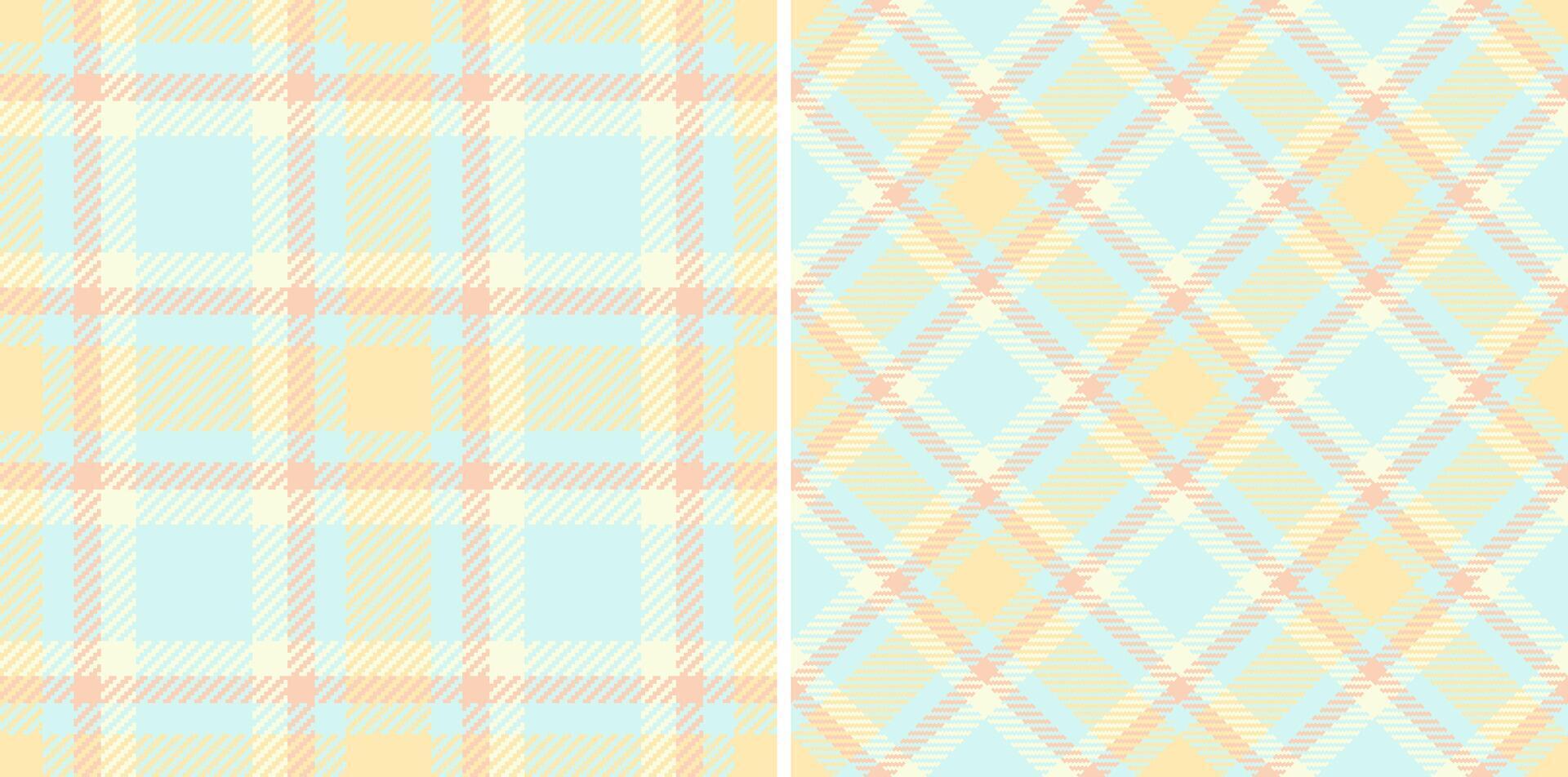 Seamless plaid vector of background check tartan with a pattern textile texture fabric.