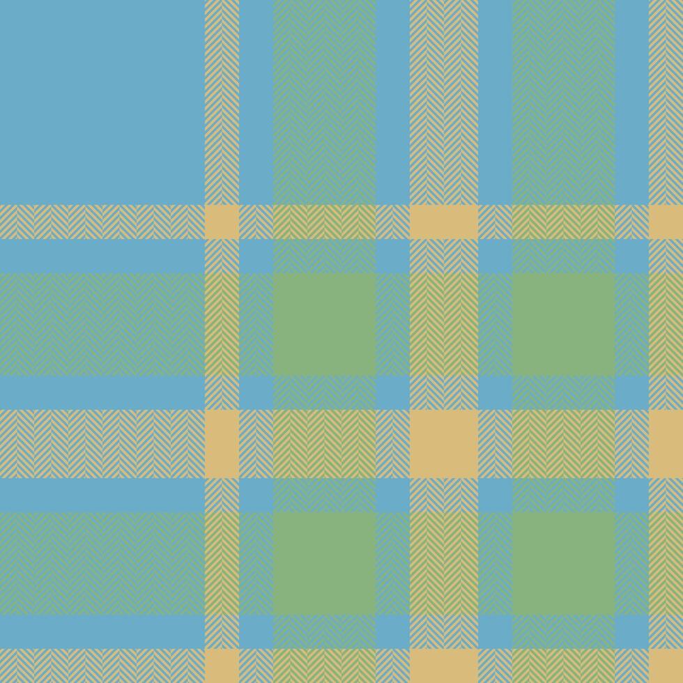 Plaid check pattern. Seamless fabric texture. Tartan textile print. vector
