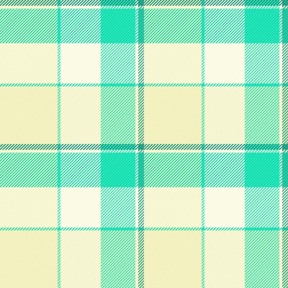 Textile plaid vector of check pattern texture with a seamless fabric background tartan.