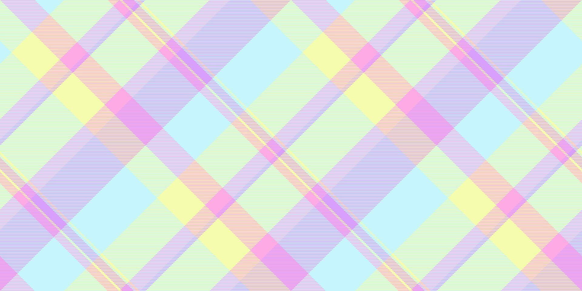 Card tartan texture textile, livingroom check background pattern. Direct fabric plaid vector seamless in light and lime colors.