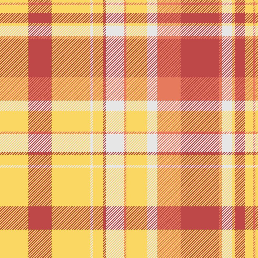 Texture tartan textile of seamless plaid background with a vector fabric check pattern.