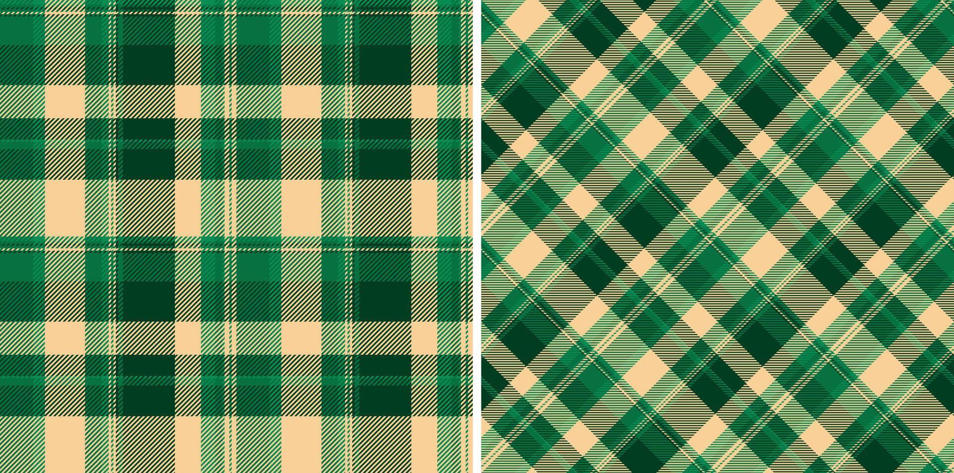 Texture seamless background of plaid fabric check with a textile tartan pattern vector. vector