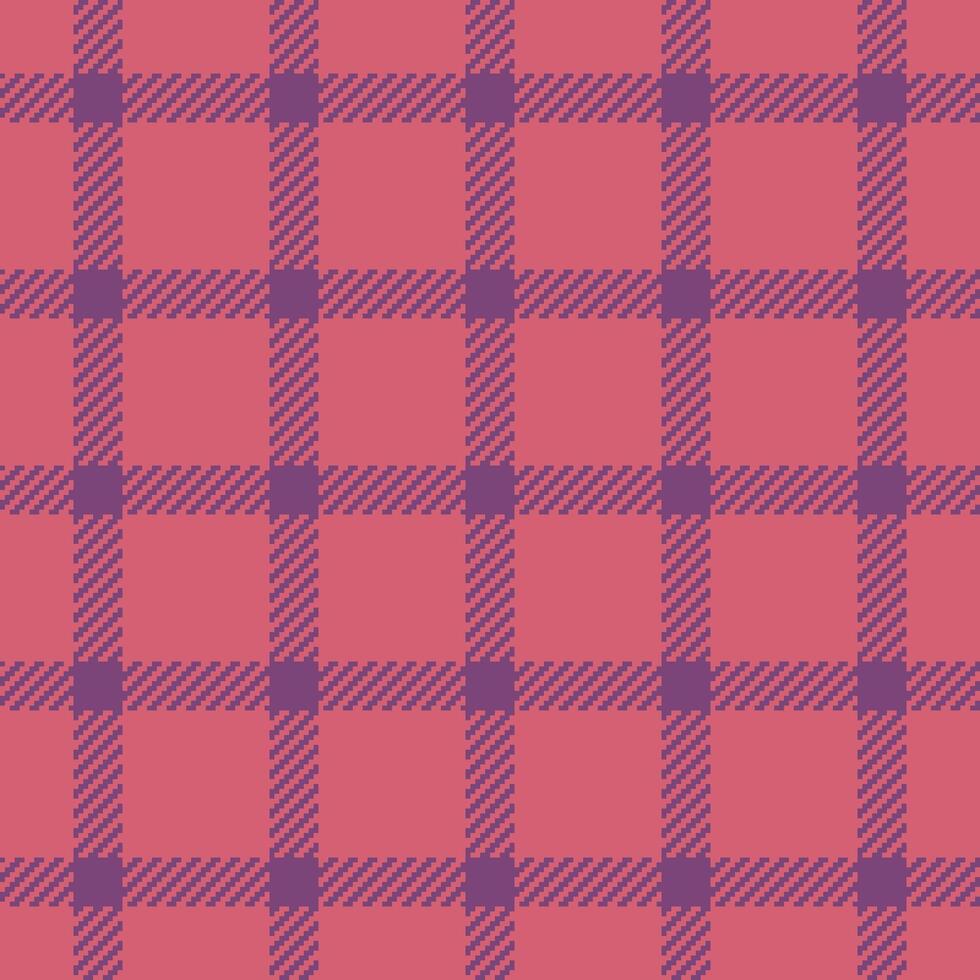 Intricate pattern textile seamless, bold vector texture tartan. Retail background check fabric plaid in red and magenta colors.