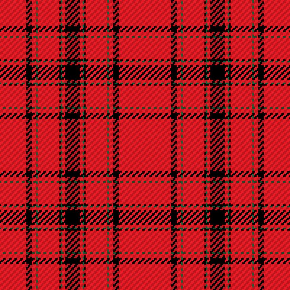 Seamless pattern of scottish tartan plaid. Repeatable background with check fabric texture. Vector backdrop striped textile print.