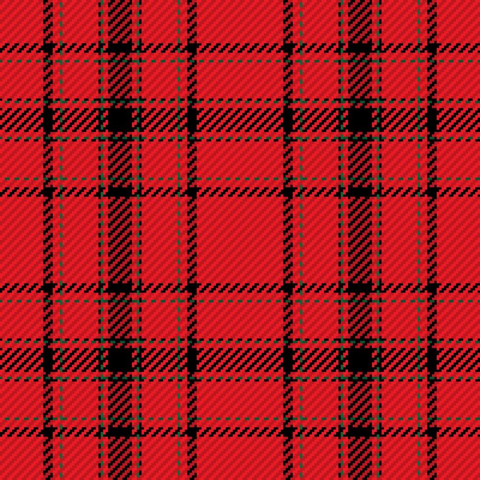 Seamless pattern of scottish tartan plaid. Repeatable background with check fabric texture. Vector backdrop striped textile print.