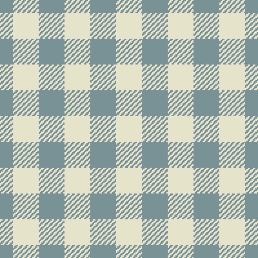 Handsome tartan seamless textile, horizon fabric check background. Apparel plaid pattern texture vector in pastel and light colors.