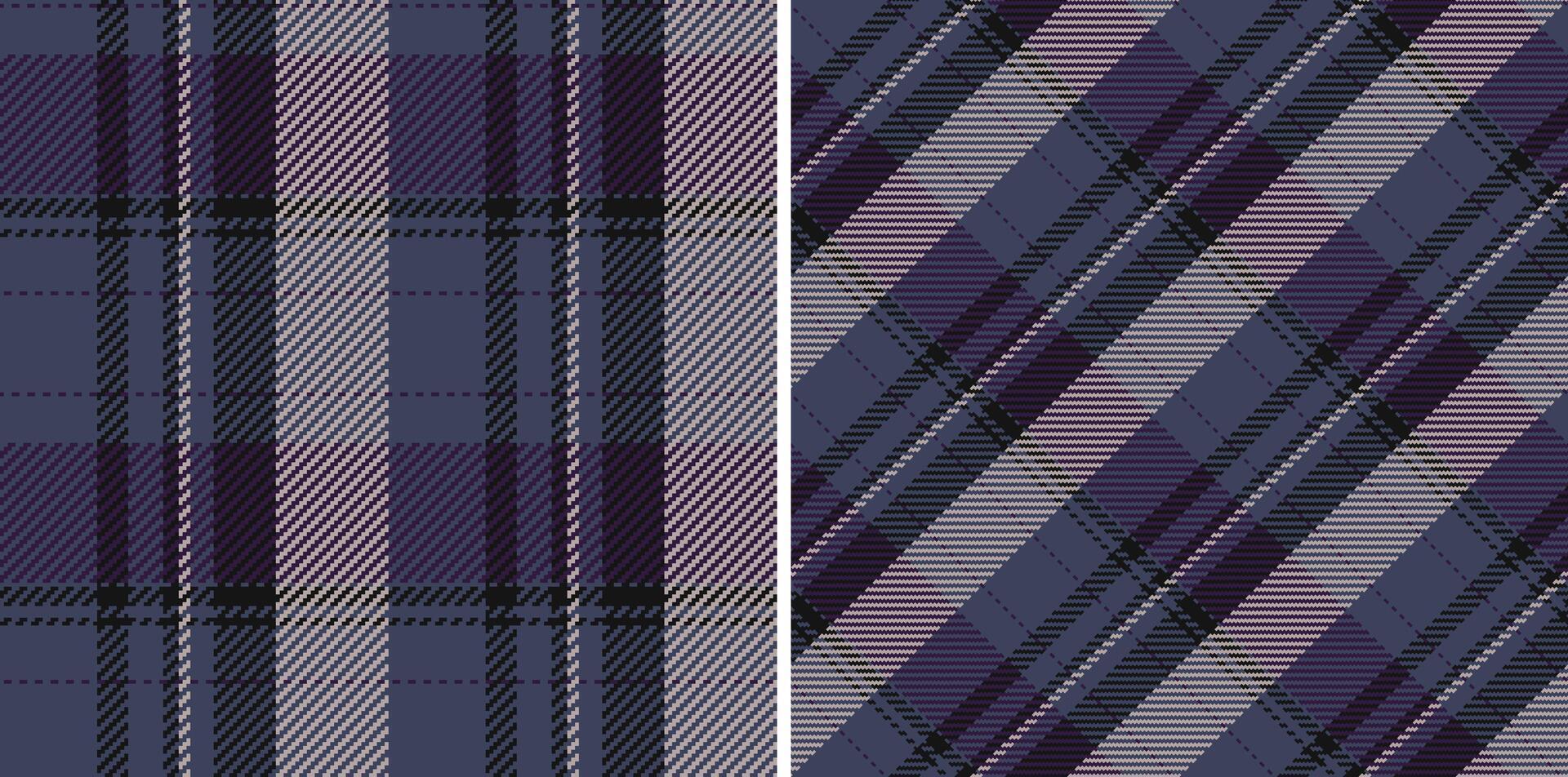 Background fabric textile of plaid texture check with a vector tartan seamless pattern.