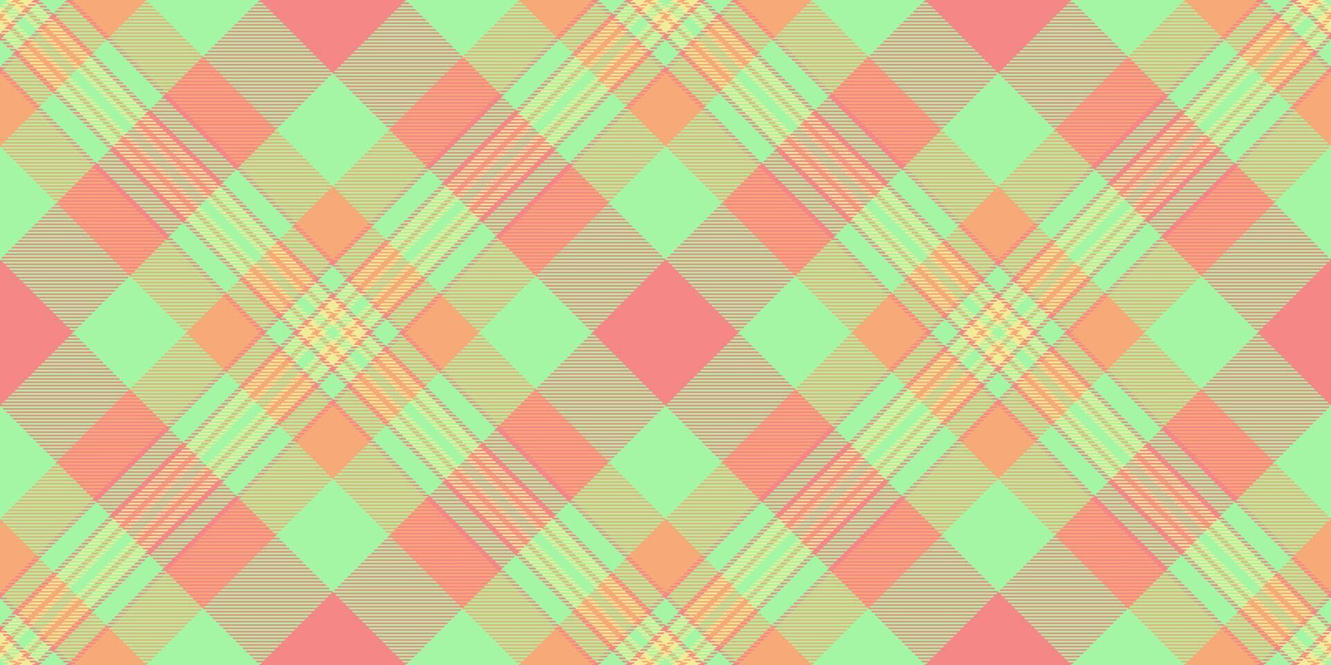 Relax pattern vector seamless, sparse fabric tartan background. Luxurious plaid texture textile check in green and red colors.