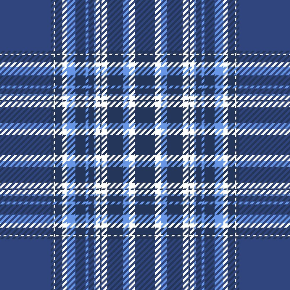 Plaid check pattern. Seamless fabric texture. Tartan textile print. vector