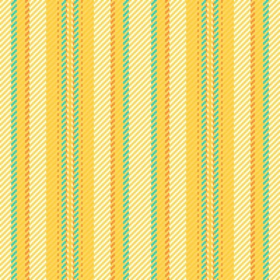 Vertical fabric pattern of seamless textile lines with a stripe vector texture background.