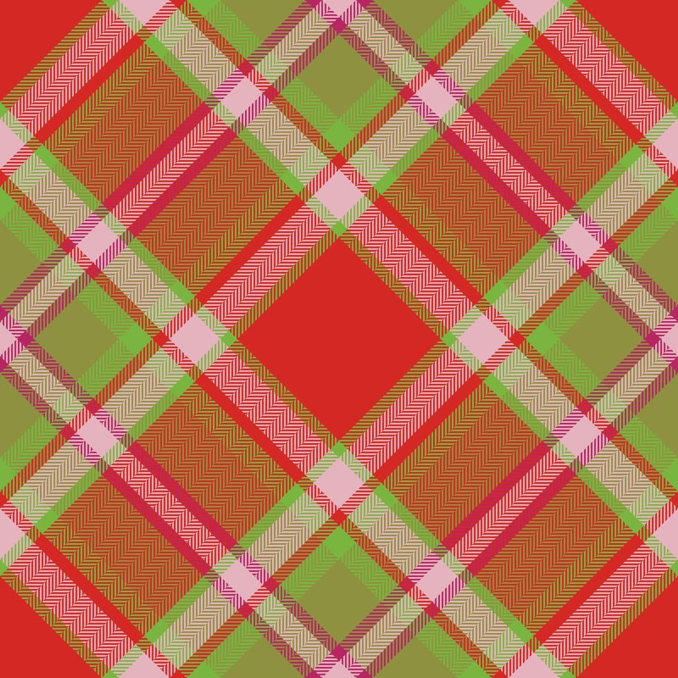 Plaid pattern vector. Check fabric texture. Seamless textile design for clothes, paper print. vector