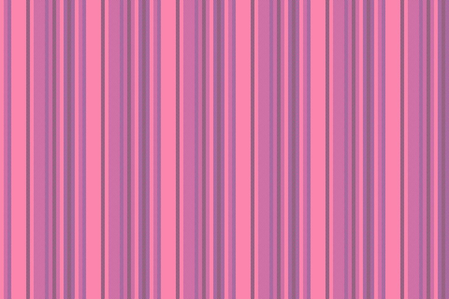 atuendo textura antecedentes sin costura, dar textil líneas raya. Japón modelo vector vertical tela en rosado y magenta colores.