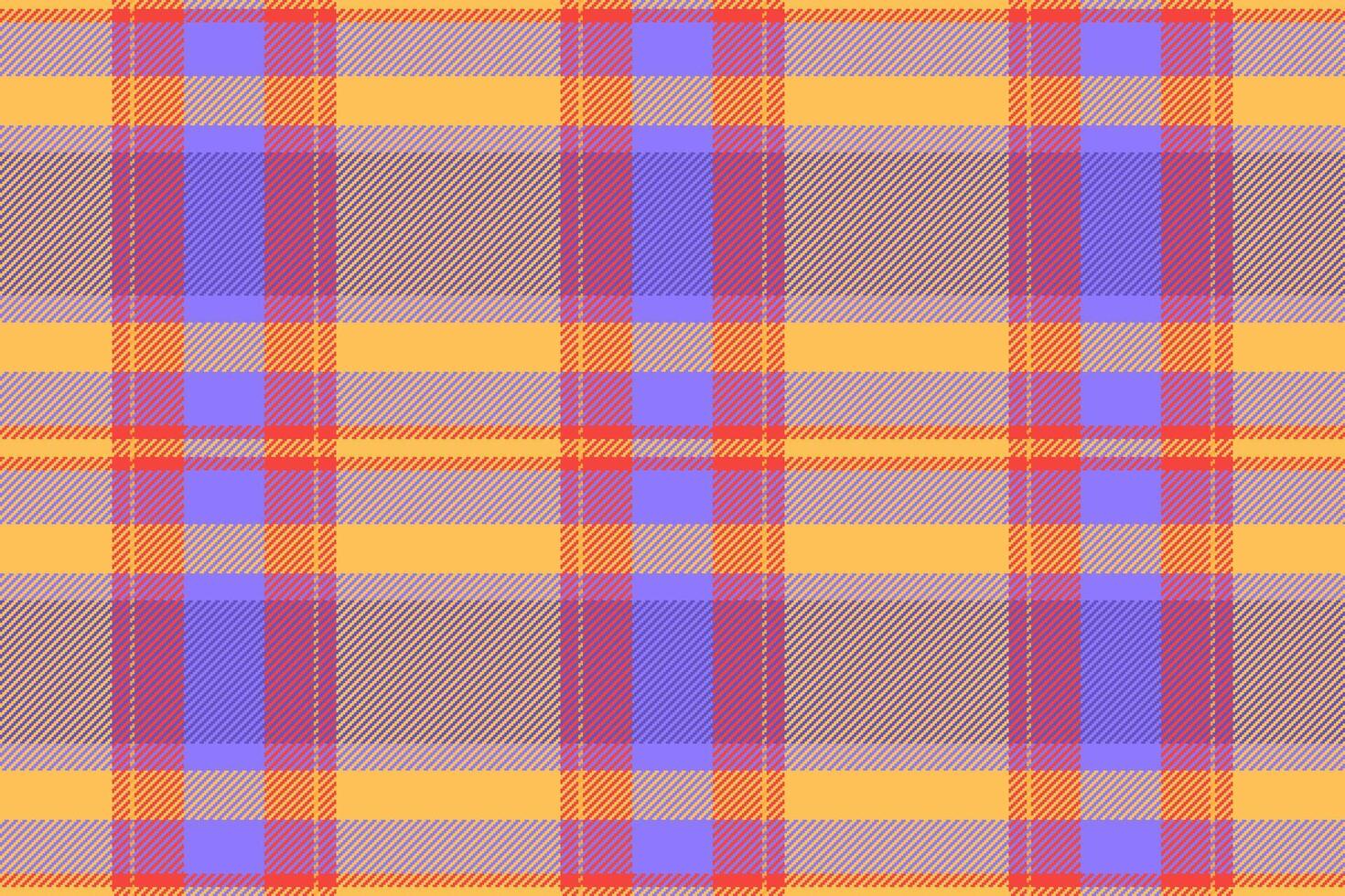 Installing plaid pattern seamless, styling tartan check vector. Repetition background texture textile fabric in indigo and amber colors. vector