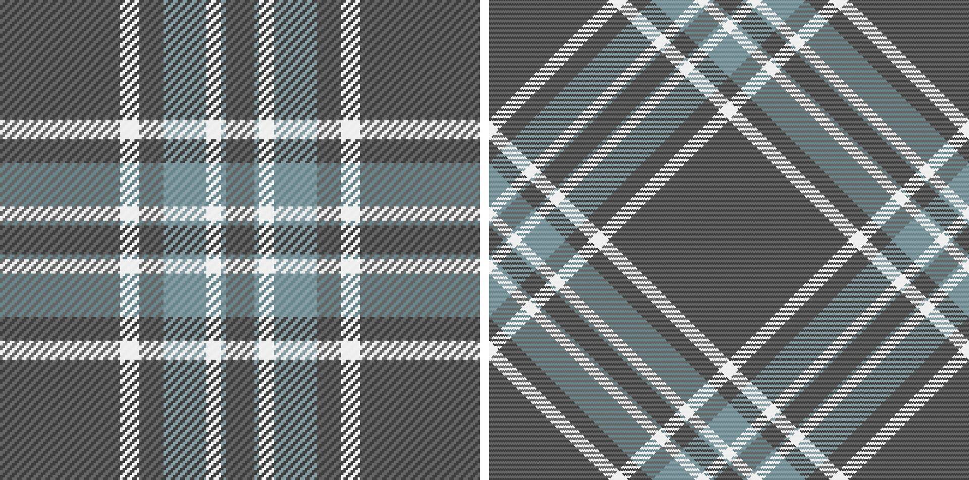 Plaid tartan pattern of seamless texture textile with a vector check fabric background.