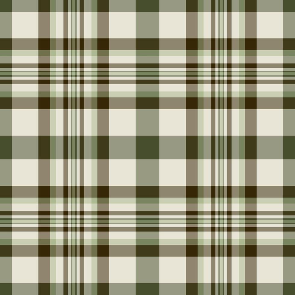 Textile plaid vector of tartan seamless background with a fabric check pattern texture.