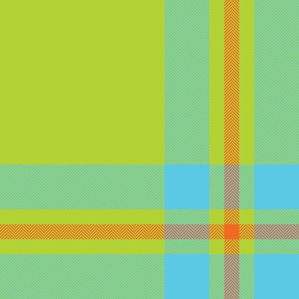 Plaid check pattern. Seamless fabric texture. Tartan textile print. vector