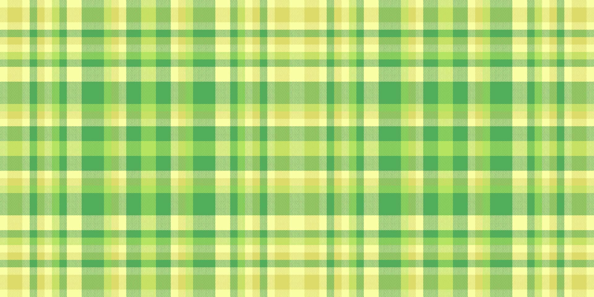 Latin fabric texture check, cozy textile plaid vector. Endless background tartan pattern seamless in green and lime colors. vector