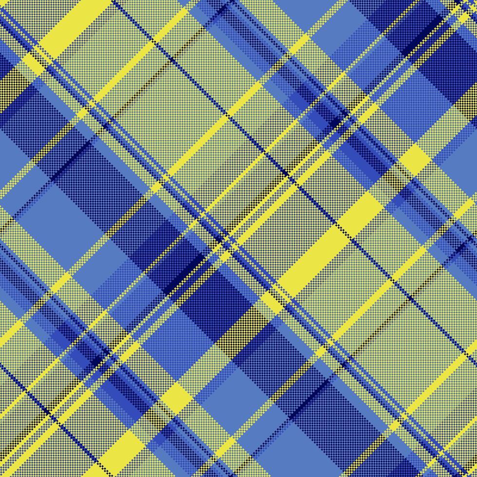 Plaid seamless pattern of texture check fabric with a background tartan textile vector. vector