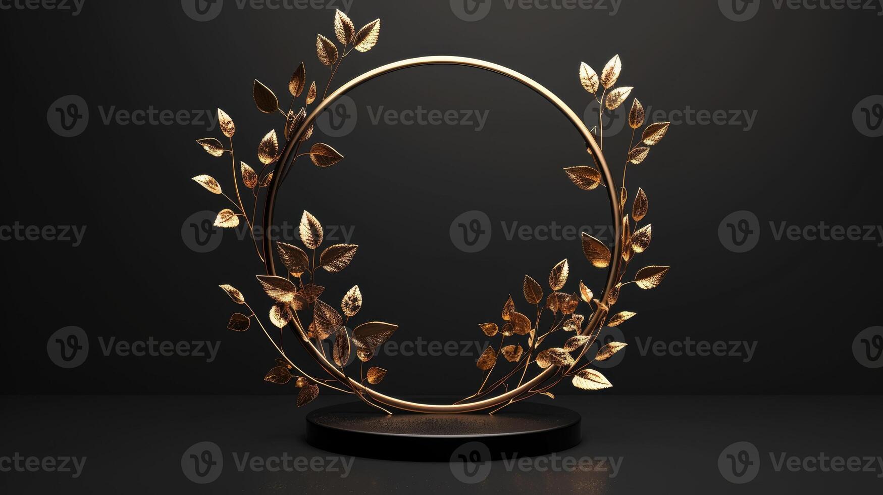 AI generated Celebrating success, podium award sign, symbolizing achievement, victory, and recognition in competitions, ceremonies, and events, a testament to excellence and accomplishment photo