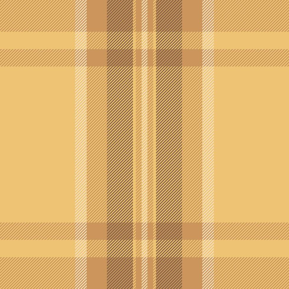 Seamless check texture of plaid textile pattern with a vector background tartan fabric.