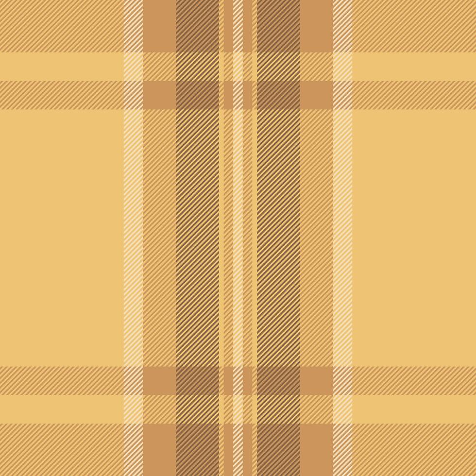 Seamless check texture of plaid textile pattern with a vector background tartan fabric.