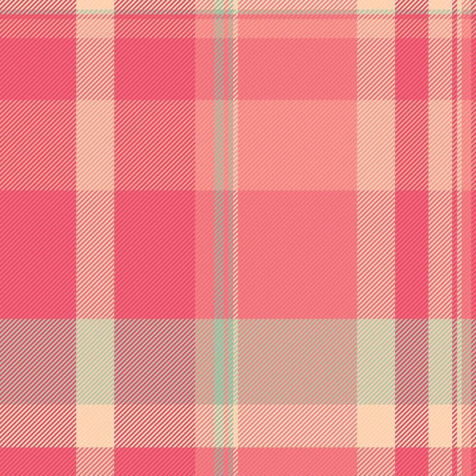 Texture fabric background of check tartan pattern with a seamless vector plaid textile.