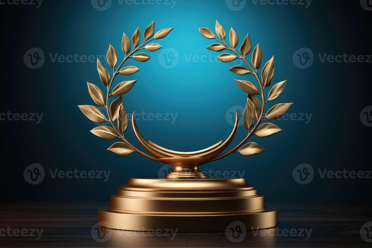 AI generated Celebrating success, podium award sign, symbolizing achievement, victory, and recognition in competitions, ceremonies, and events, a testament to excellence and accomplishment photo