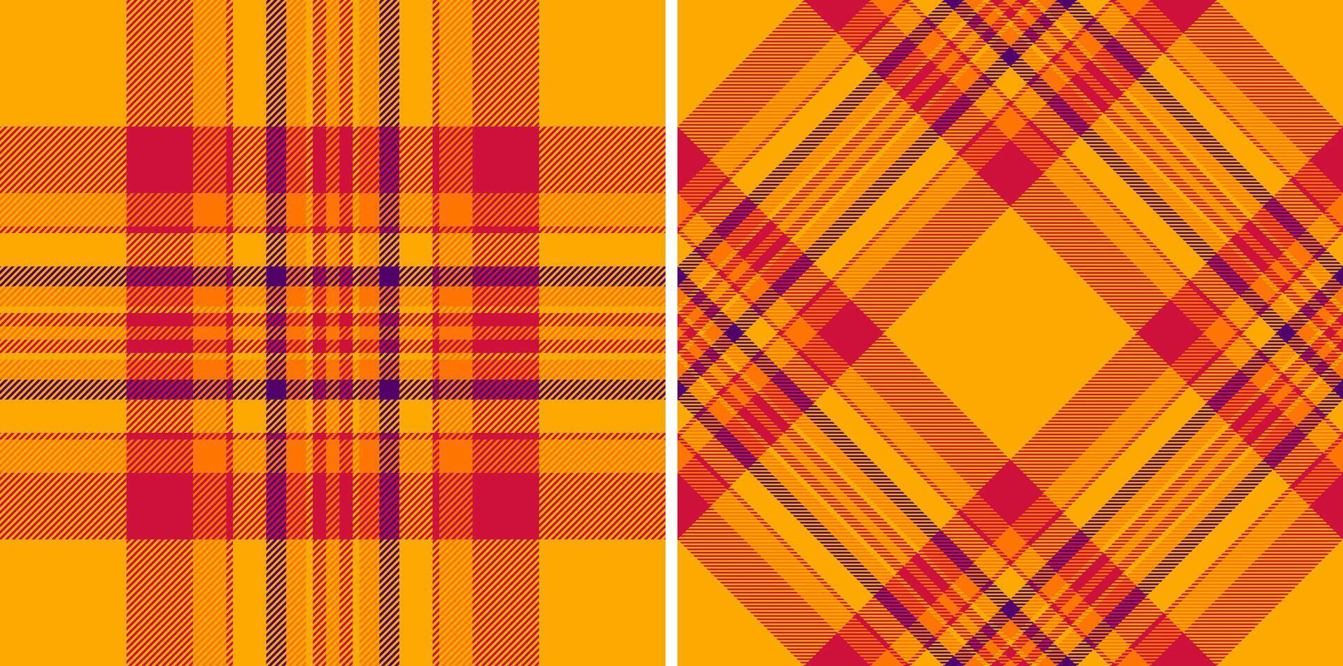 Check fabric texture of plaid vector background with a tartan seamless pattern textile.