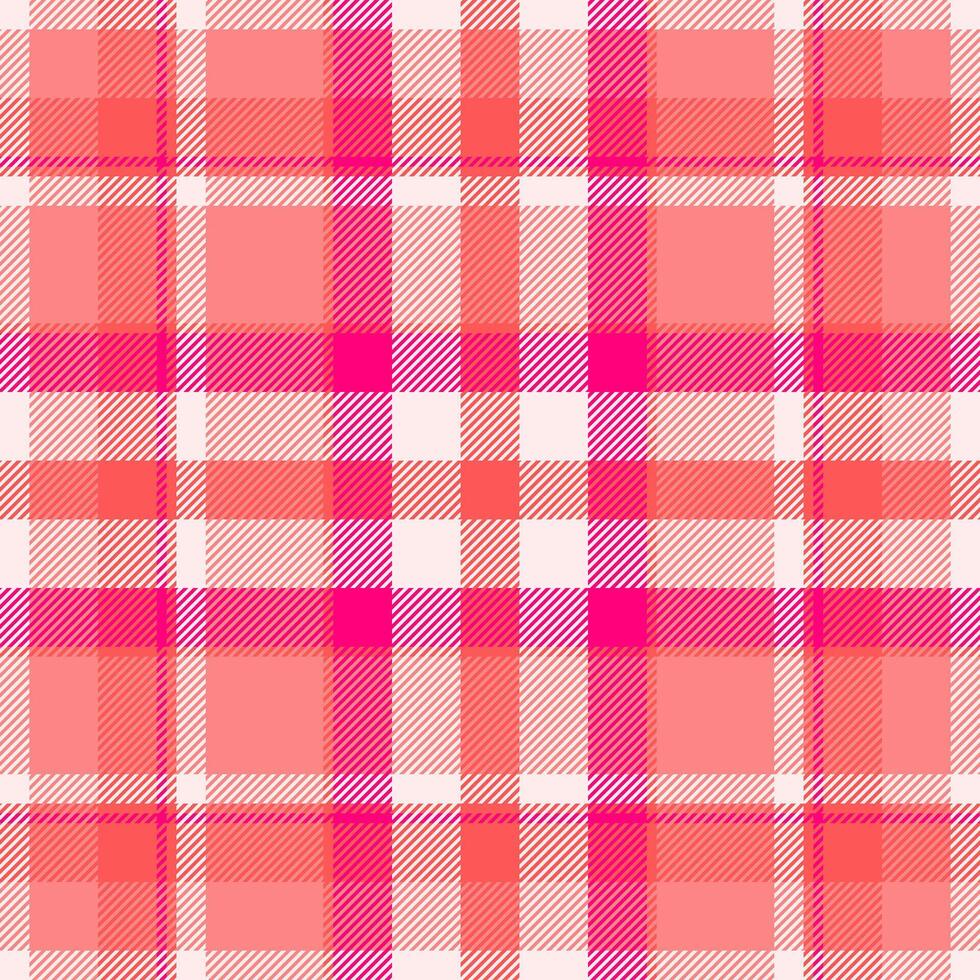 Vector background textile of pattern fabric texture with a plaid check seamless tartan.