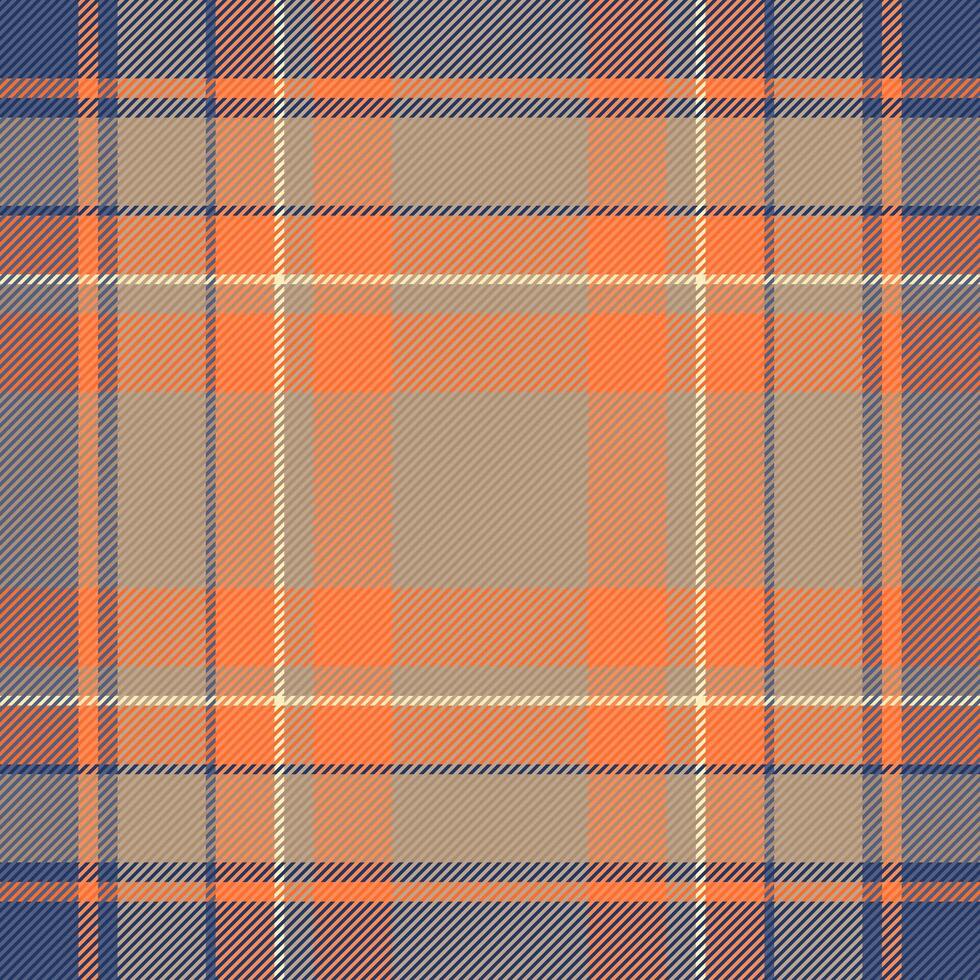 Fabric plaid check of tartan seamless vector with a texture pattern background textile.