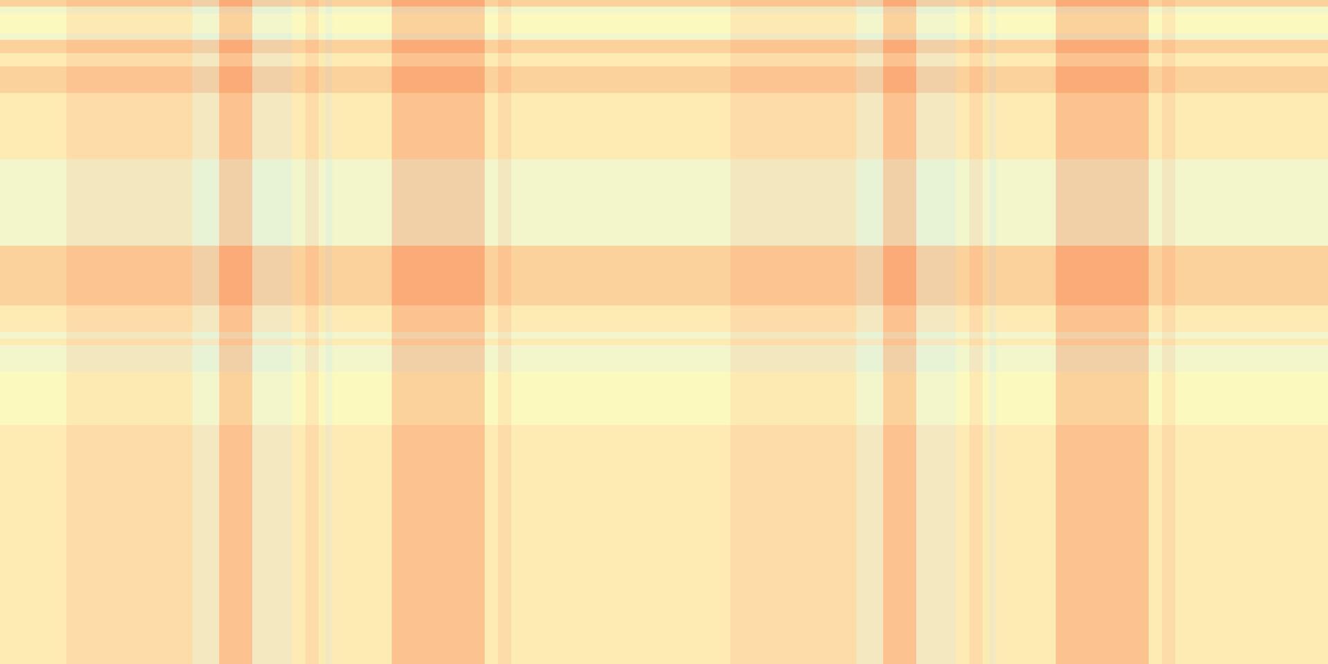 Advertisement textile tartan texture, styling vector pattern plaid. Folded background fabric seamless check in light and orange colors.