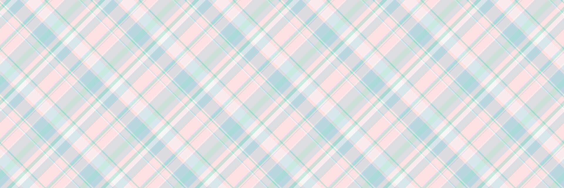 Gift card tartan textile check, simplicity vector fabric seamless. Sewing plaid background texture pattern in light and gainsboro colors.