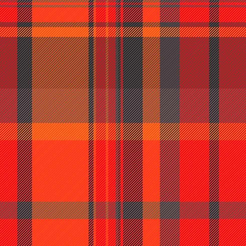 Design seamless textile background, geometrical texture vector tartan. Season check fabric pattern plaid in red and bright colors.