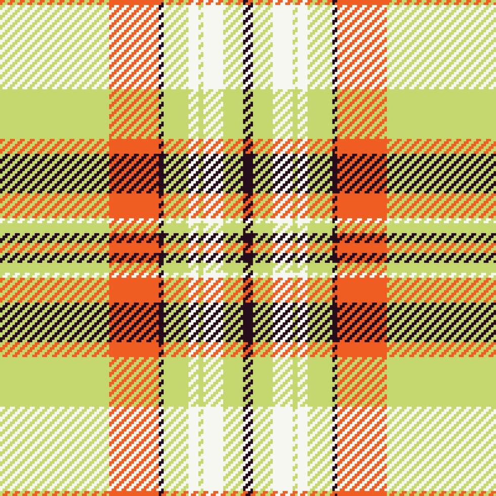 Check textile seamless of plaid fabric background with a vector tartan texture pattern.