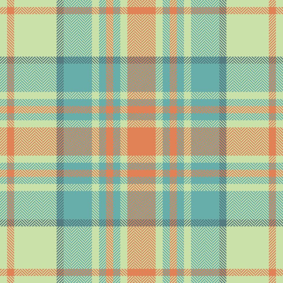 Plaid check pattern. Seamless fabric texture. Tartan textile print. vector