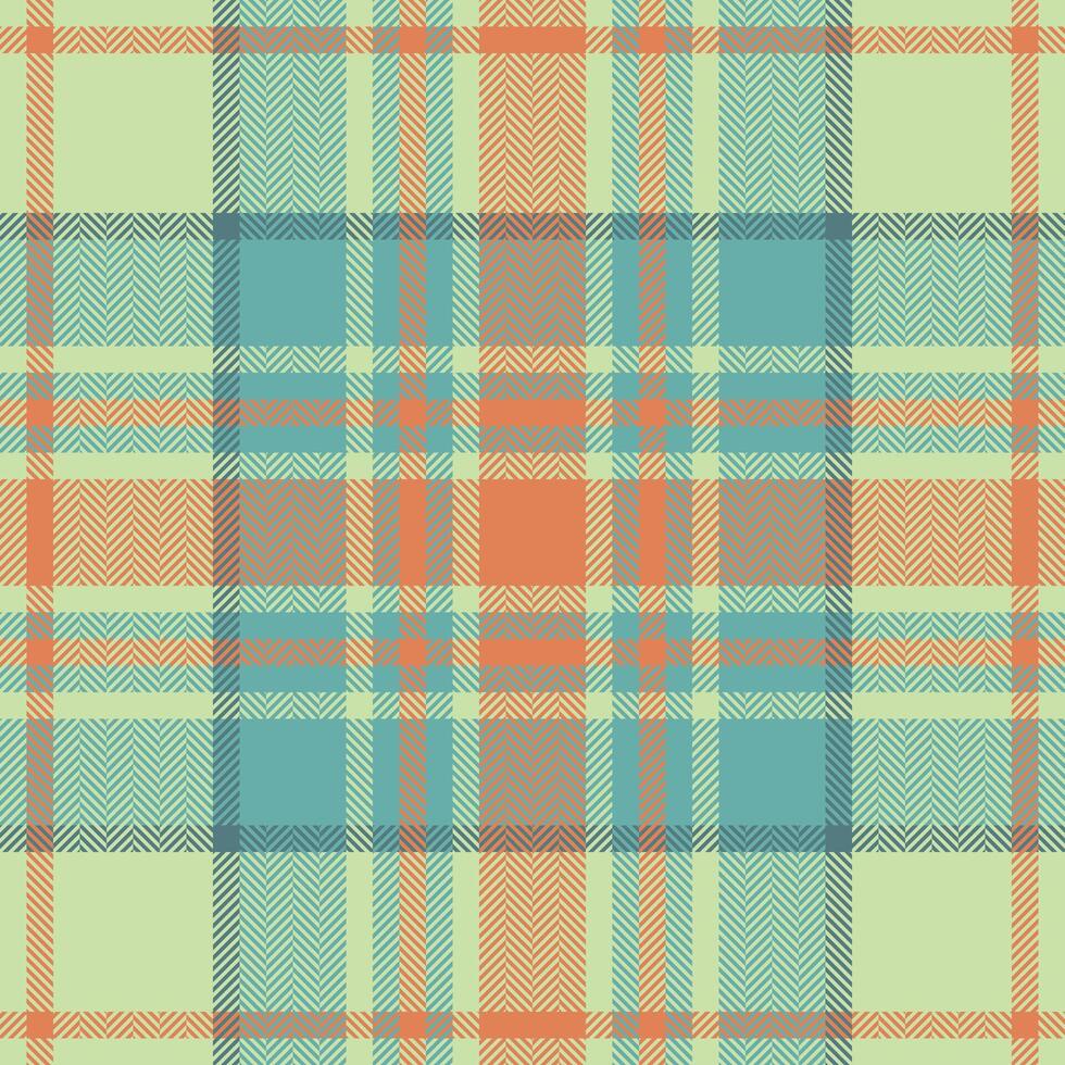 Plaid check pattern. Seamless fabric texture. Tartan textile print. vector