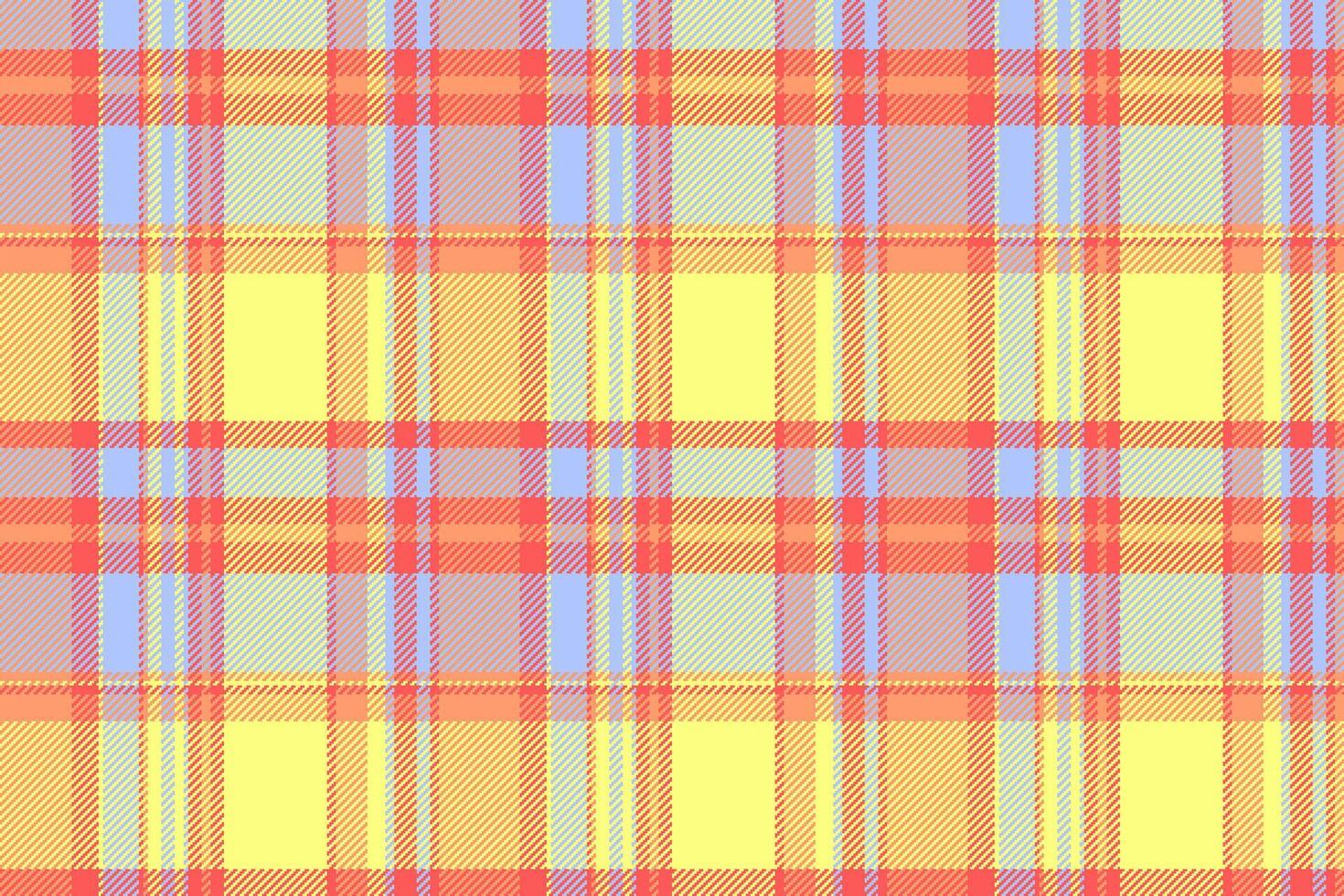 Pattern fabric vector of texture textile seamless with a plaid background tartan check.