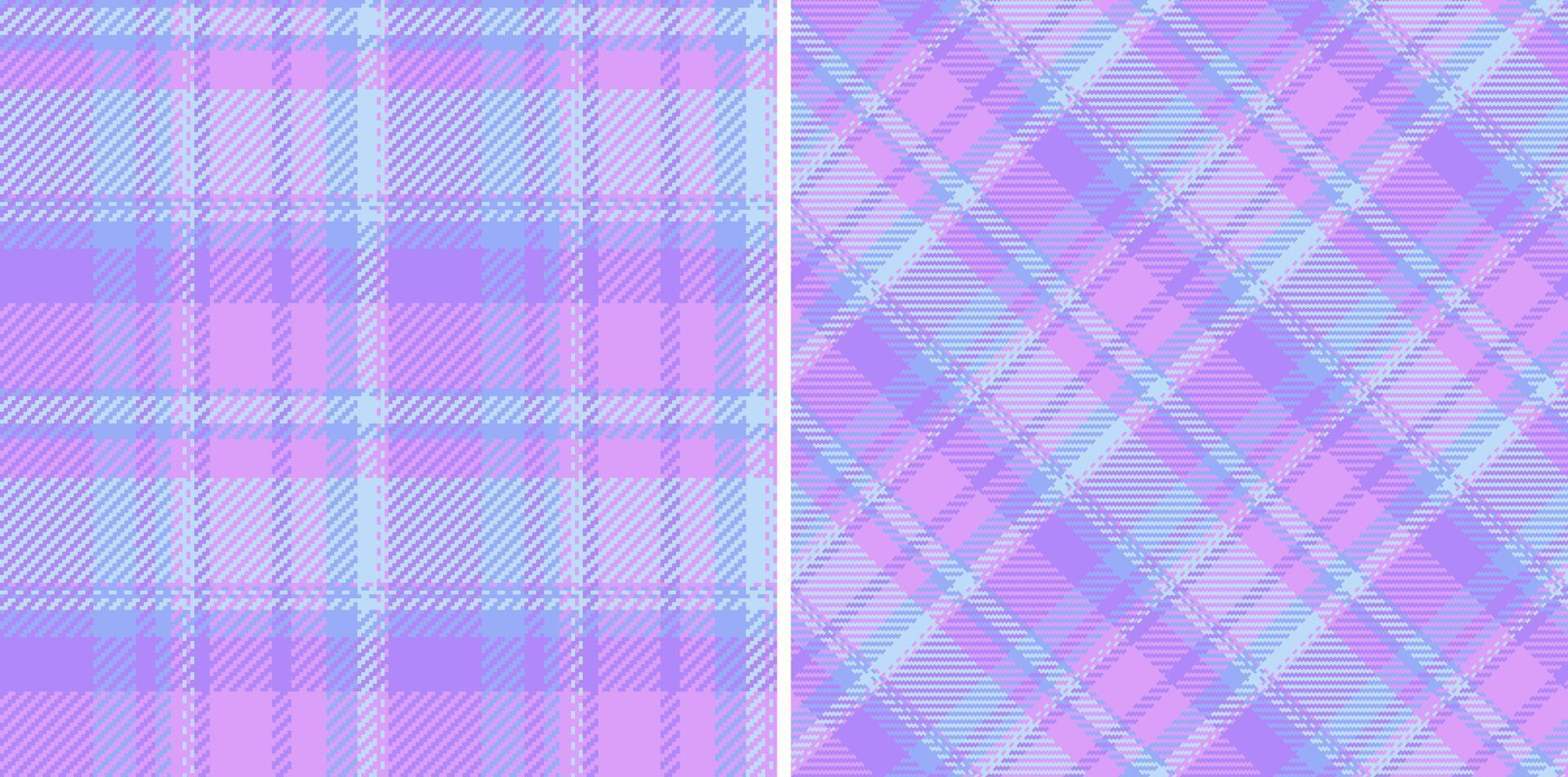 Check fabric pattern of texture vector textile with a plaid tartan background seamless. Set in light colors of messy stripe art.