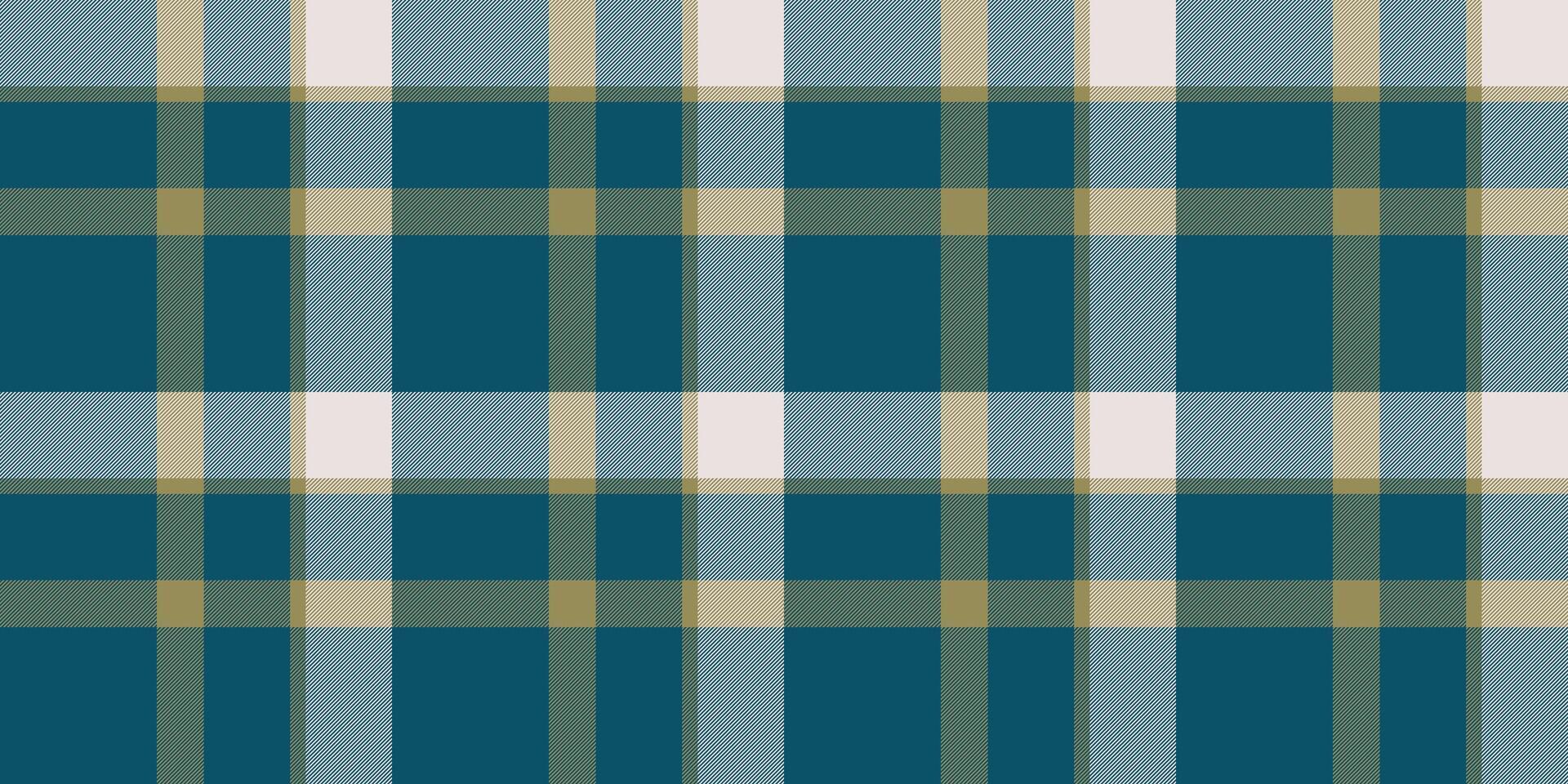 Real tartan fabric vector, newborn textile plaid check. Rough background pattern texture seamless in cyan and white colors. vector
