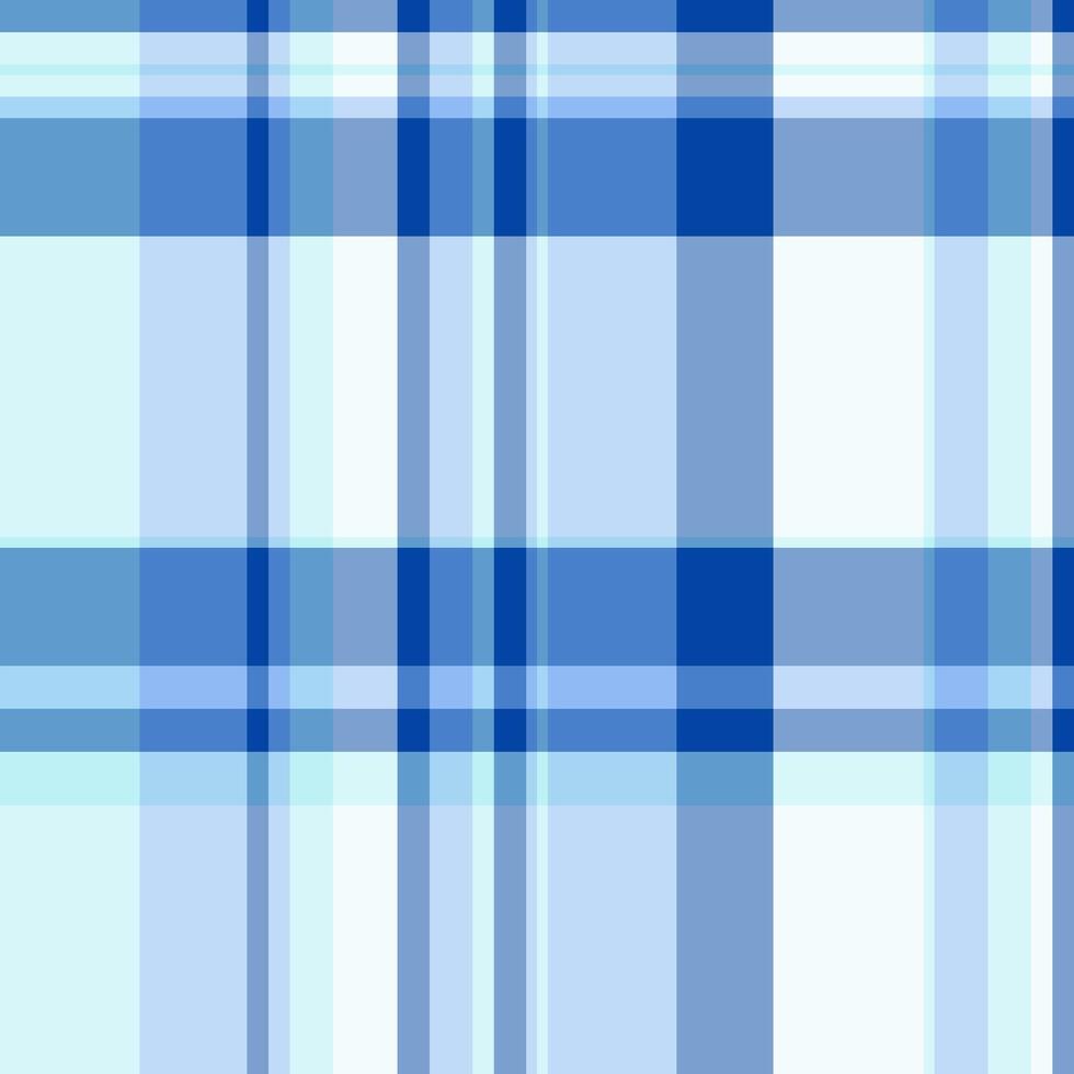 Intricate texture background seamless, business pattern tartan check. Presentation textile fabric plaid vector in blue and light colors.