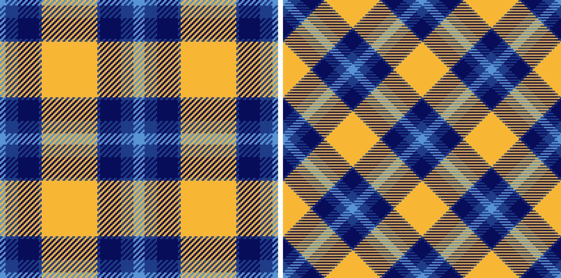 Plaid vector textile of seamless tartan fabric with a texture check pattern background.
