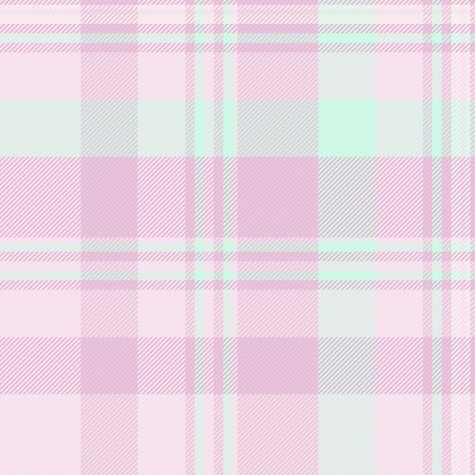 40s tartan pattern check, classic seamless plaid background. Professional textile texture fabric vector in light and white colors.